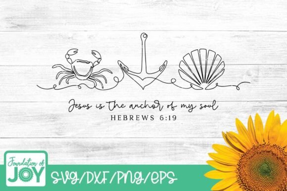 Anchor of My Soul: Christian Line Art Review
