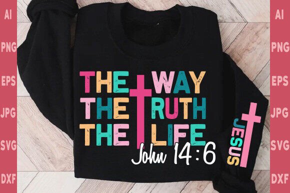 Bible Jesus SVG for Sleeve Design