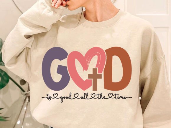 Christian Png God is Good All the Time Graphics & T-Shirt Designs