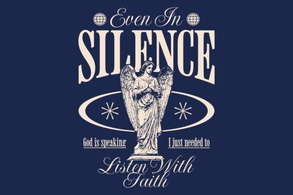 Even in Silence T-Shirt Urban Christian Graphics