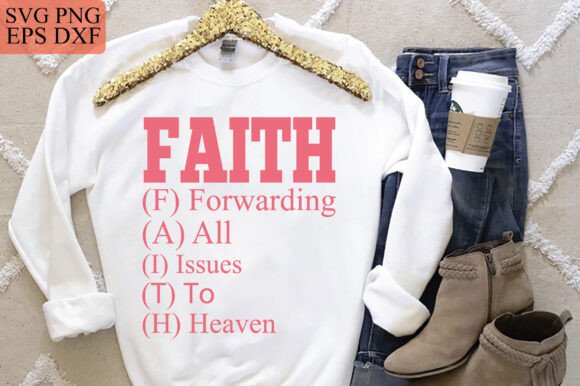 Faith Christian SVG Graphics for T-Shirt Designs