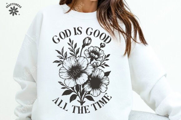 Floral Bible Verse Png: Graphics for T-Shirt Designs