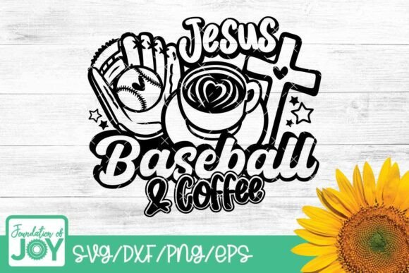 Graphics for T-Shirt Designs: Jesus Coffee Baseball SVG Review