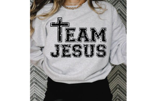 Team Jesus Christian Sports Faith Shirt Graphics & T-Shirt Designs